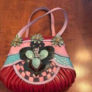 Colorful Embellished Women's Bag
